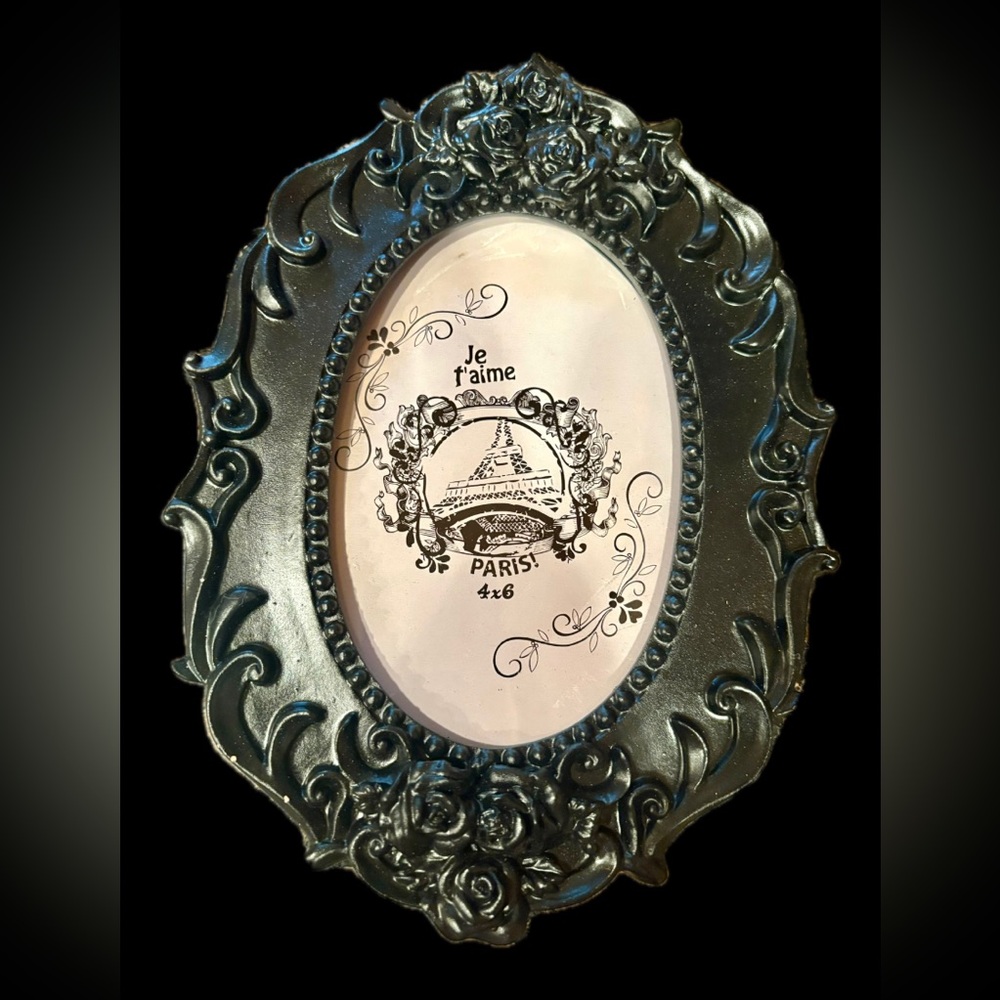 Black Rose 4x6 picture frame